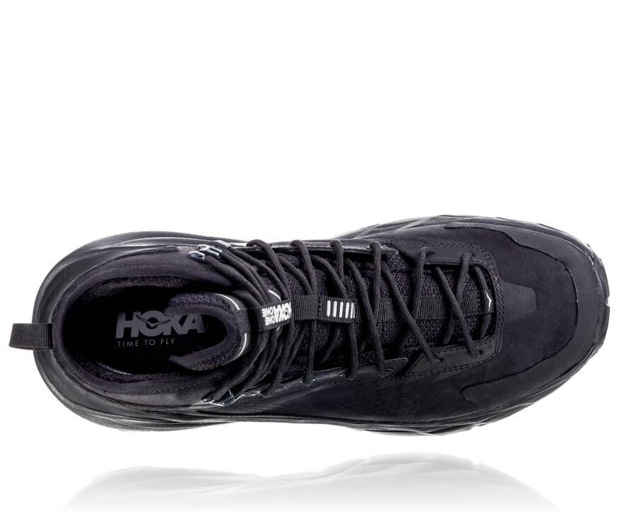 Hoka One One Mens Hiking Boots - Kaha GORE-TEX - Black - OJXS75961